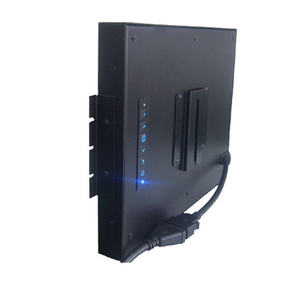 MF1200 is a rugged 12" folded sheet metal frame monitor with waterproof function - Inelmatic