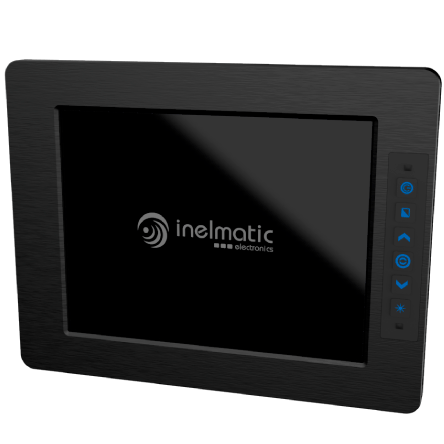 Rugged metal frame monitor - Inelmatic