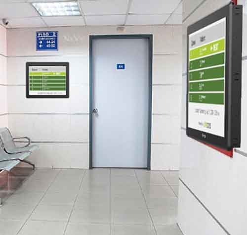 Healthcare digital signage LCD - Inelmatic