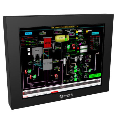 MF1000 is a rugged 10" XGA folded sheet metal frame monitor with waterproof function - Inelmatic