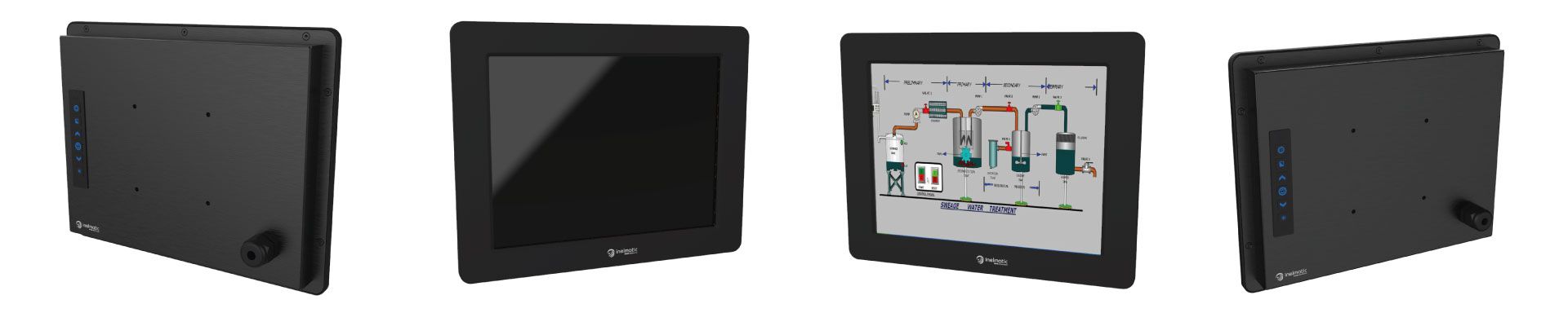MAF1000 10" inches rugged display - Inelmatic