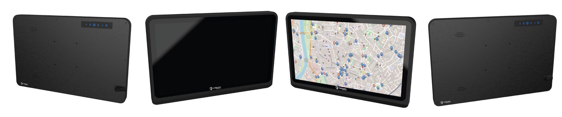 XF1560 15 inches SXGA HDMI DVI VGA rugged plastic aluminium vehicle transportation, industrial, healthcare, defense monitor - Inelmatic