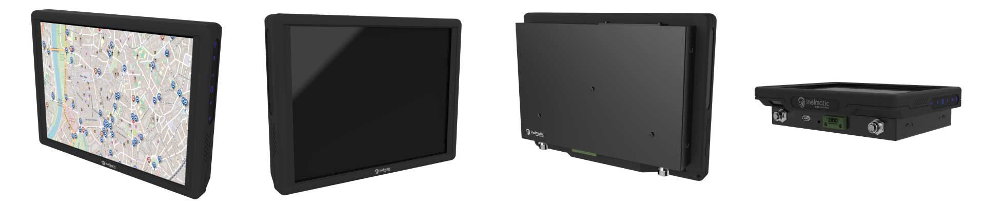 Industrial and vehicular metal frame monitor - Inelmatic