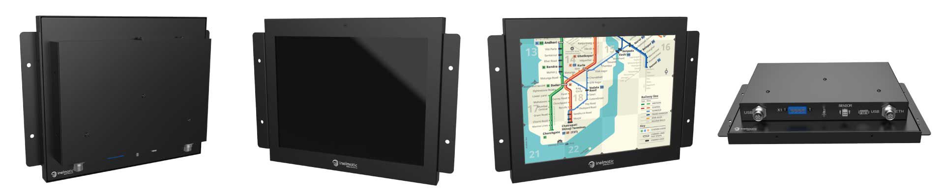 Rugged Open frame HMI screen with CPU - Inelmatic