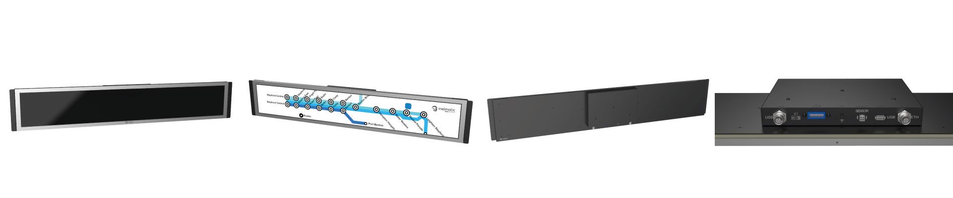 Rugged Open frame HMI screen with CPU - Inelmatic