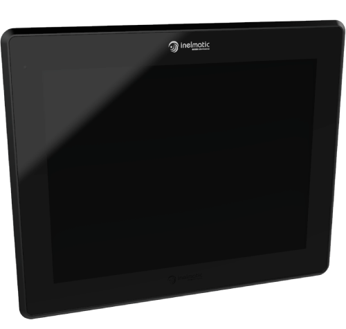 Industrial Panel Mount waterproof monitors with optional anti-vandal glass - Inelmatic